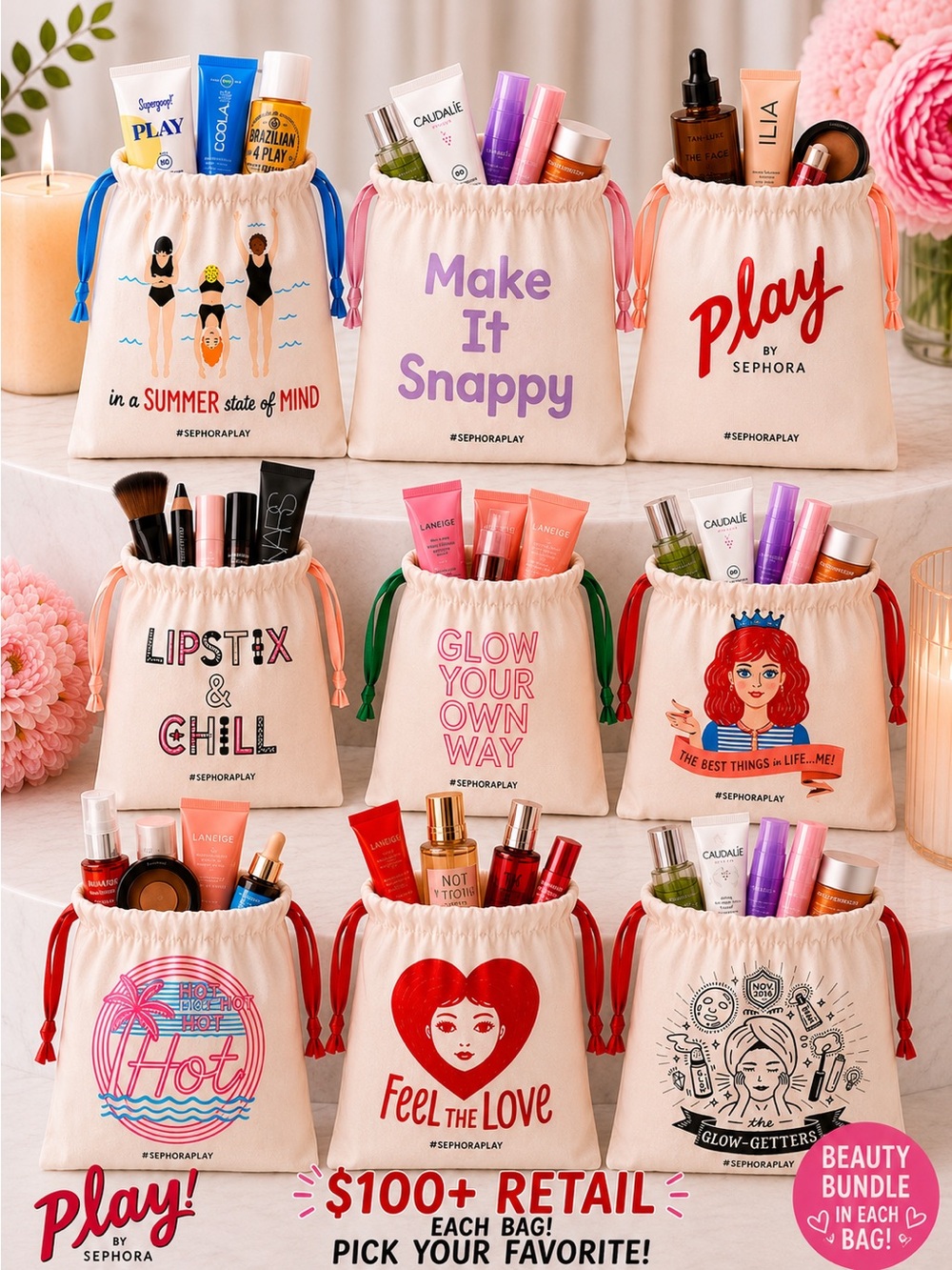 Sephora Play! $150 Beauty Bundle Bags | Buyers Choice